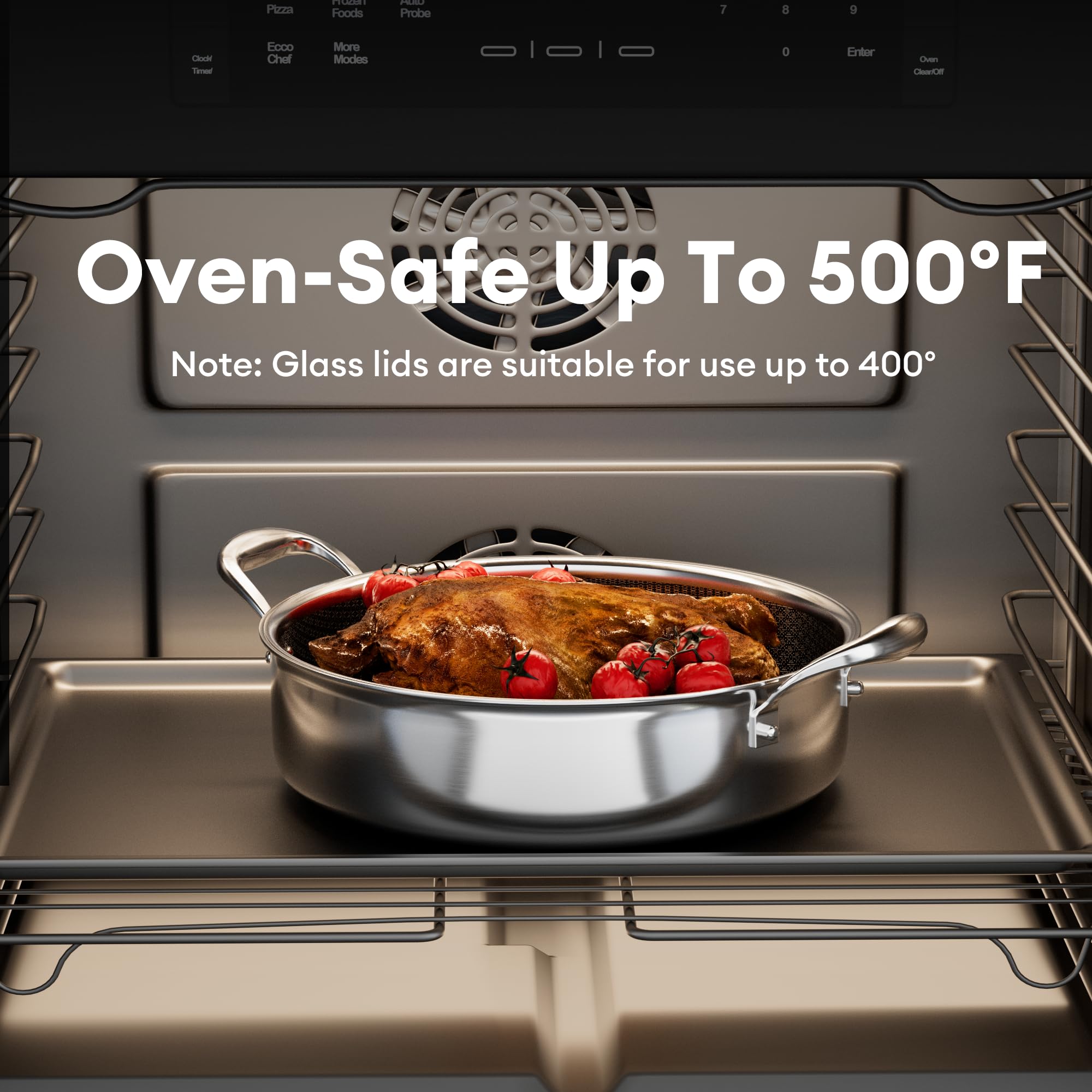 COOKER KING sartén profunda 5 qt: versátil para saltear, freír y brasear sin cambiar olla