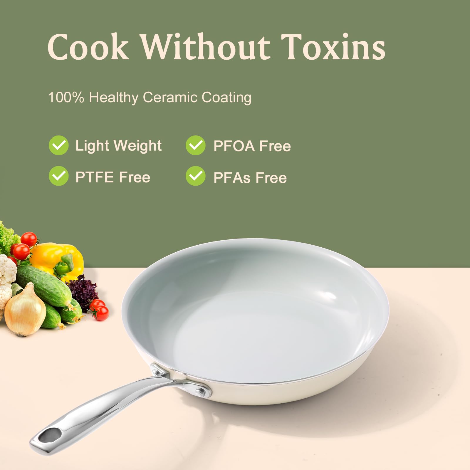 Sartén Cookersway de 8 pulgadas para porciones ideales