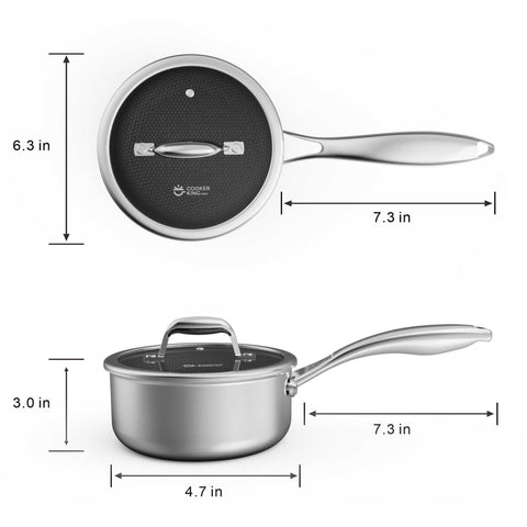 Olla COOKER KING apta para horno hasta 500°F para platos completos