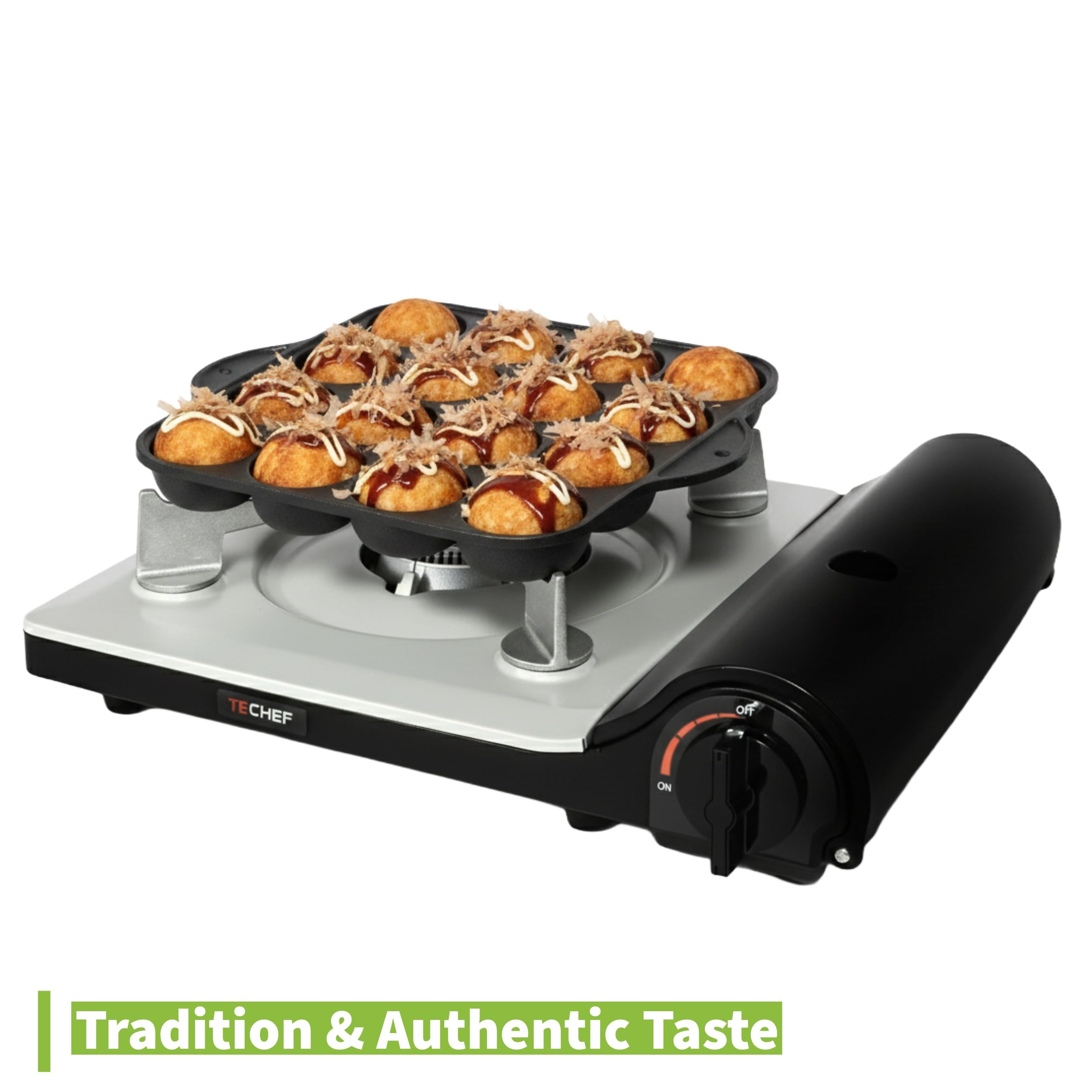 COOKKING Takoyaki moldes de 4 cm para porciones consistentes