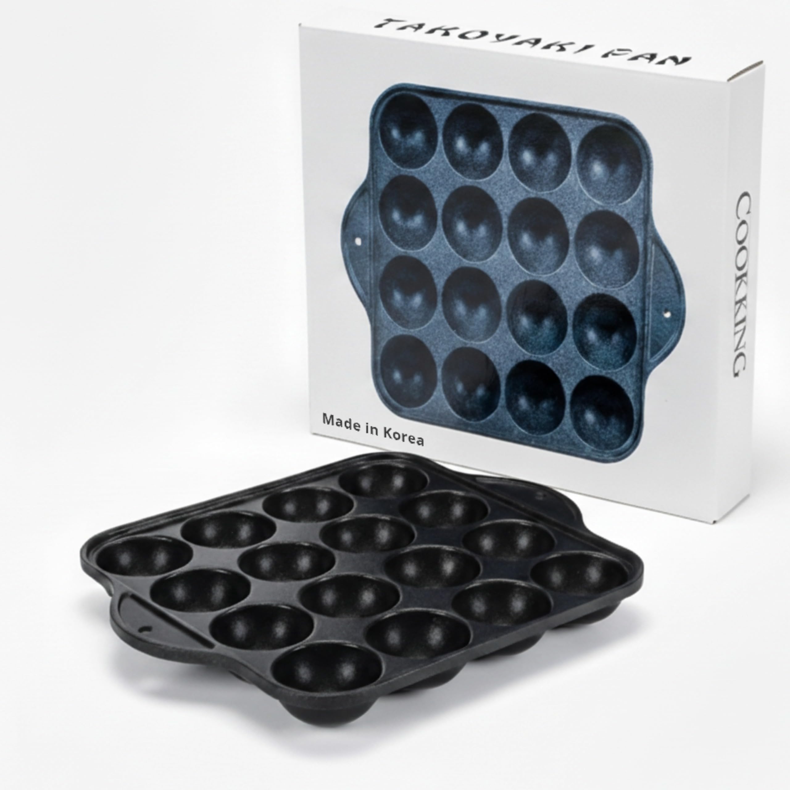 COOKKING Takoyaki sarten antiadherente de 20 cm para preparaciones rápidas