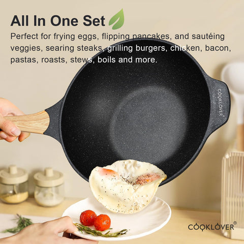 Fondo compatible con inducción COOKLOVER funciona en la mayoría de cocinas