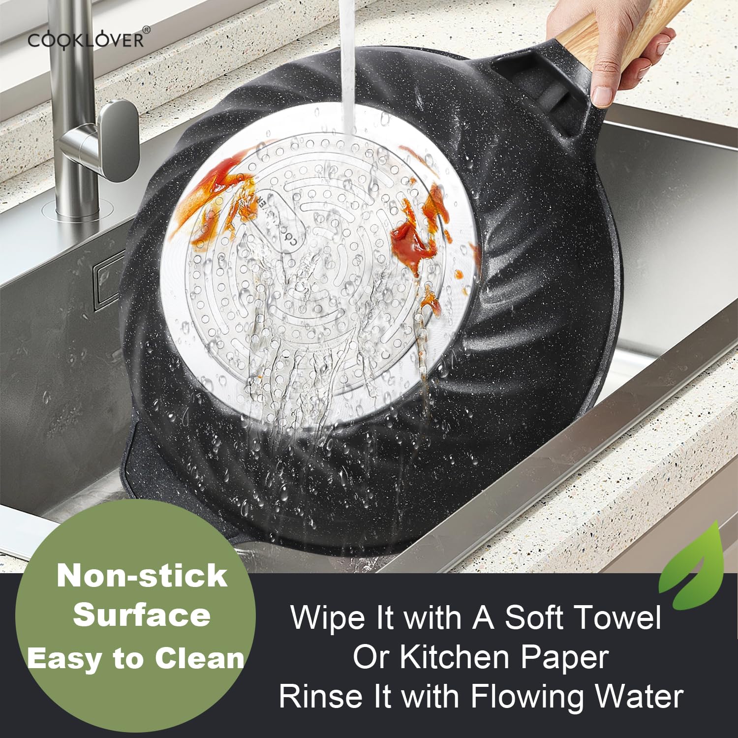 Espátula de silicona COOKLOVER regalo, ideal para saltear sin rayar