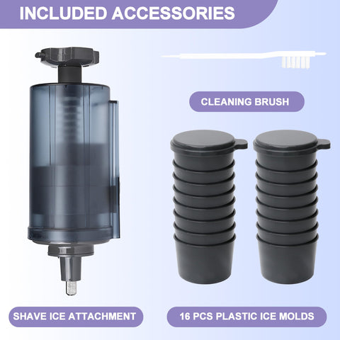 COOKRA moldes de hielo 16, porciones uniformes para conos