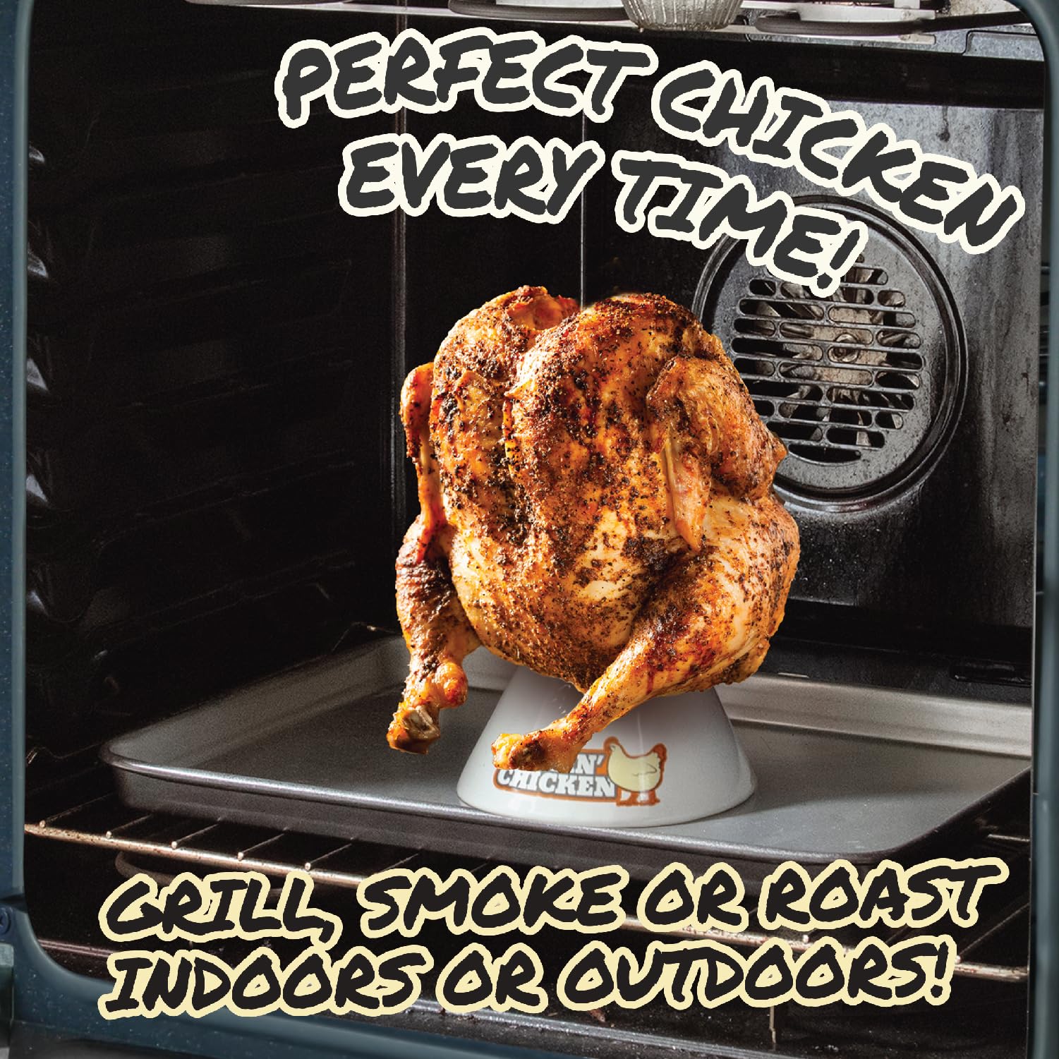 COOK'S CHOICE Sittin' Chicken: puertos de vapor para infusionar sabor