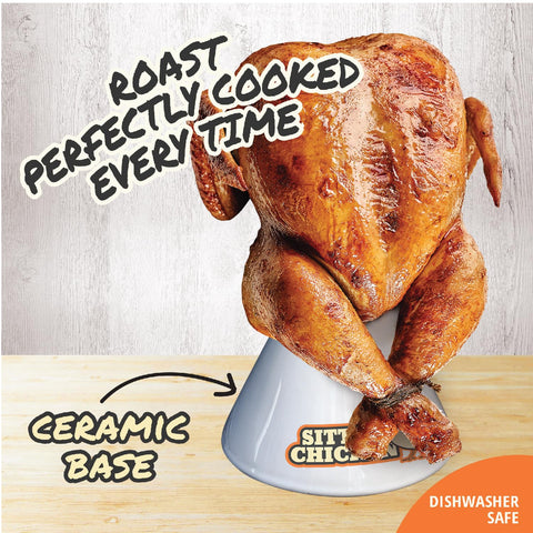COOK'S CHOICE Sittin' Chicken: uso en parrilla para cenas festivas