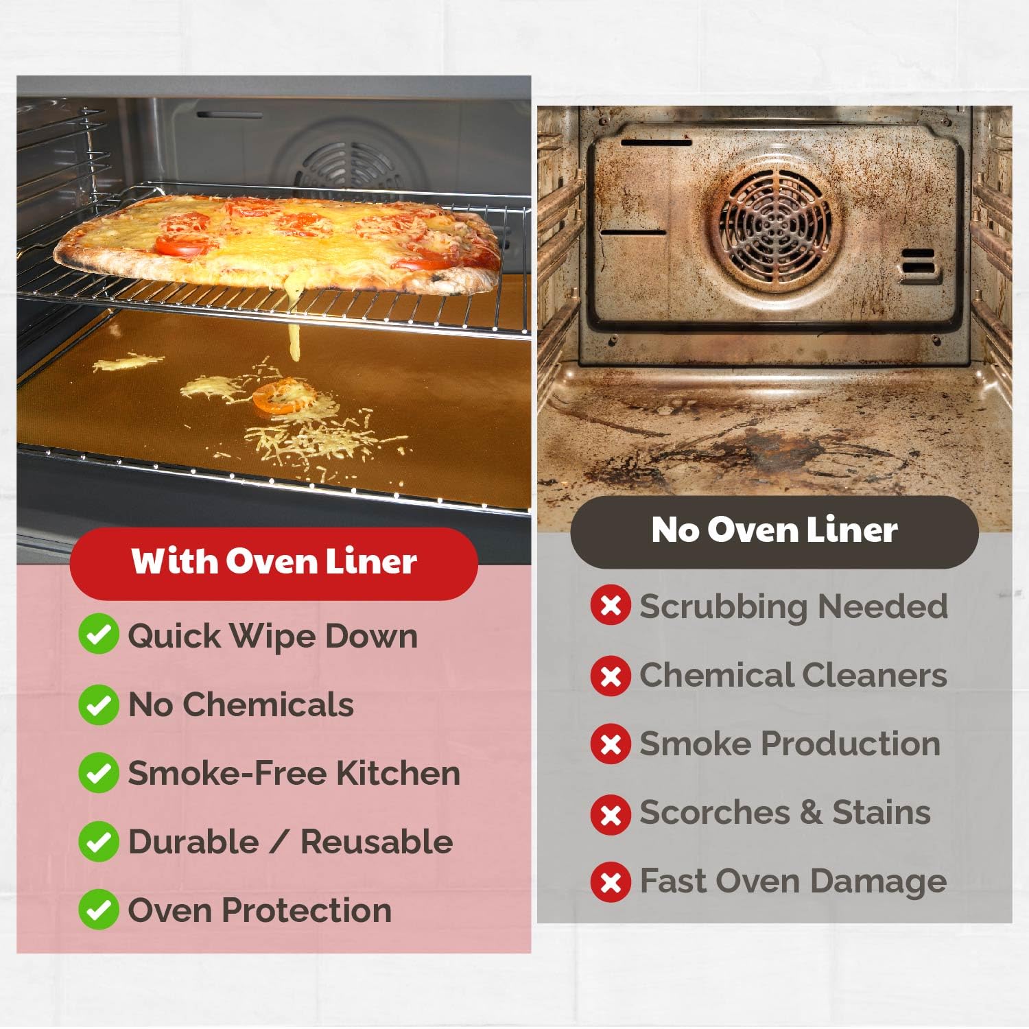 Cooks Innovations reutilizable-limpieza-facil, uso repetido para hornear sin complicaciones.