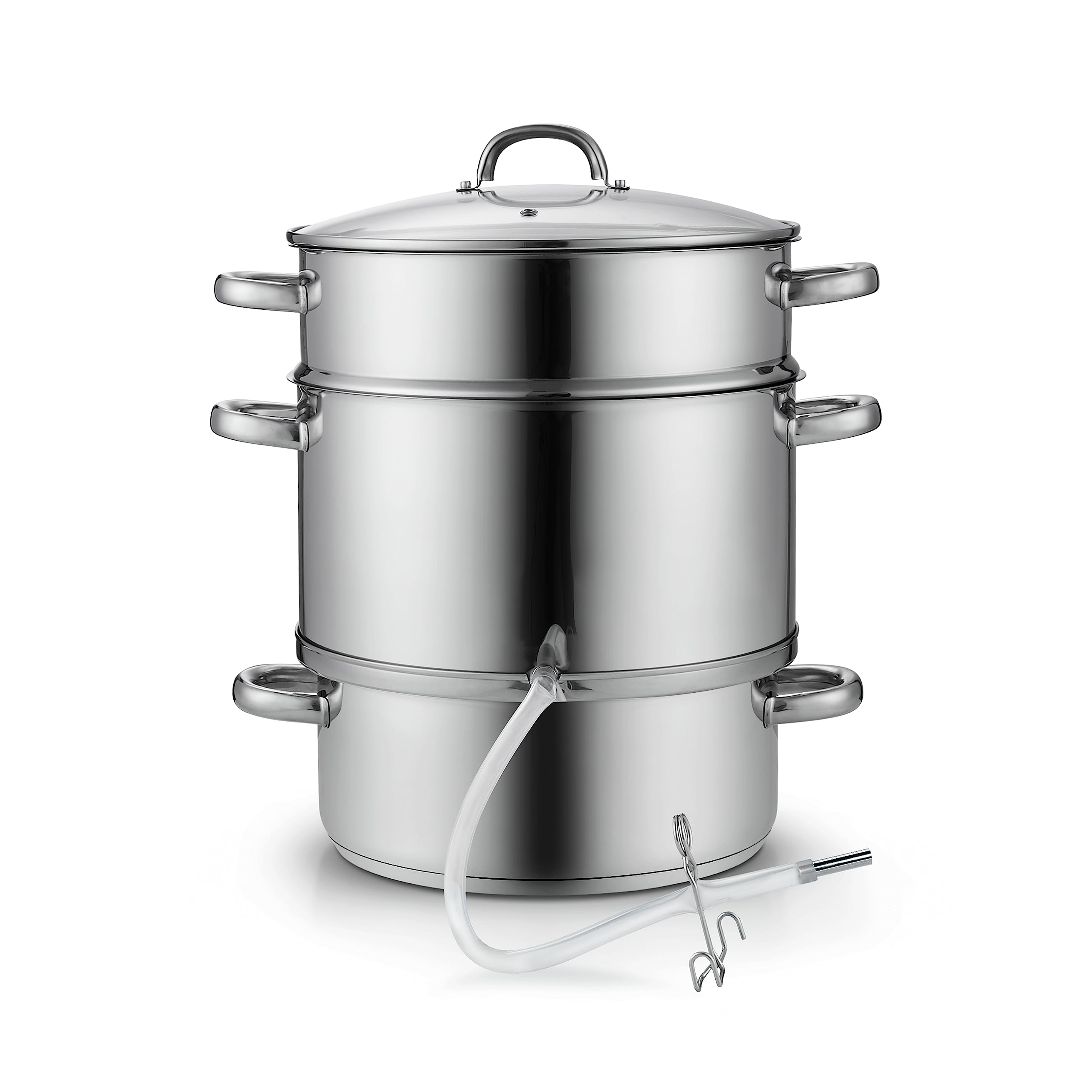 Cooks Standard abrazadera-acero-inoxidable: soporte duradero para montaje estable.