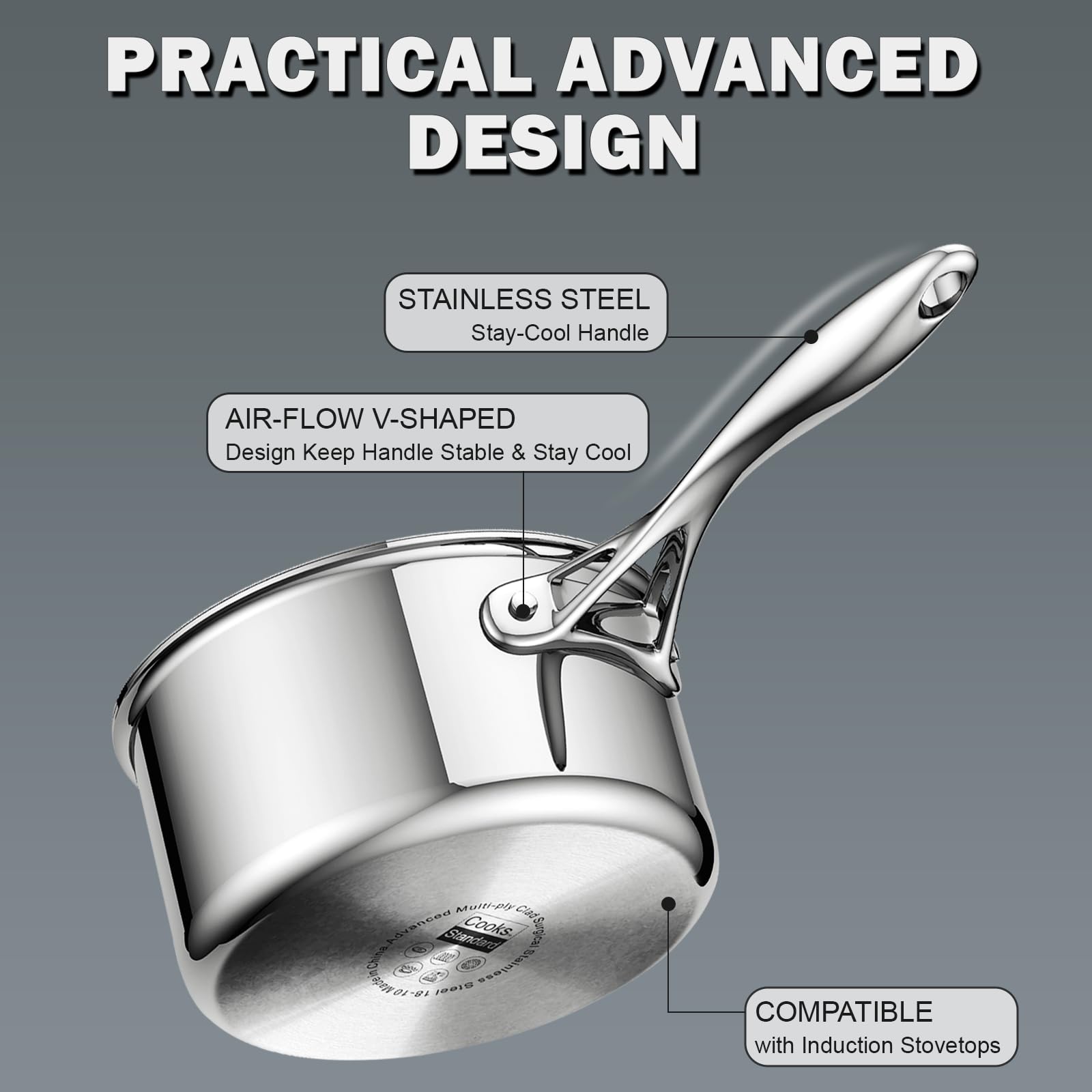 Cooks Standard Cazo, apto para inducción en cocinas modernas