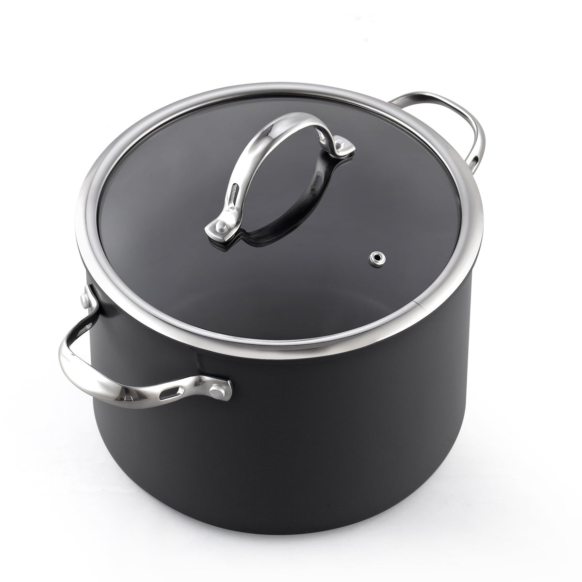 Olla Cooks Standard de 8 cuartos con tapa de vidrio, facilita vigilar la cocción