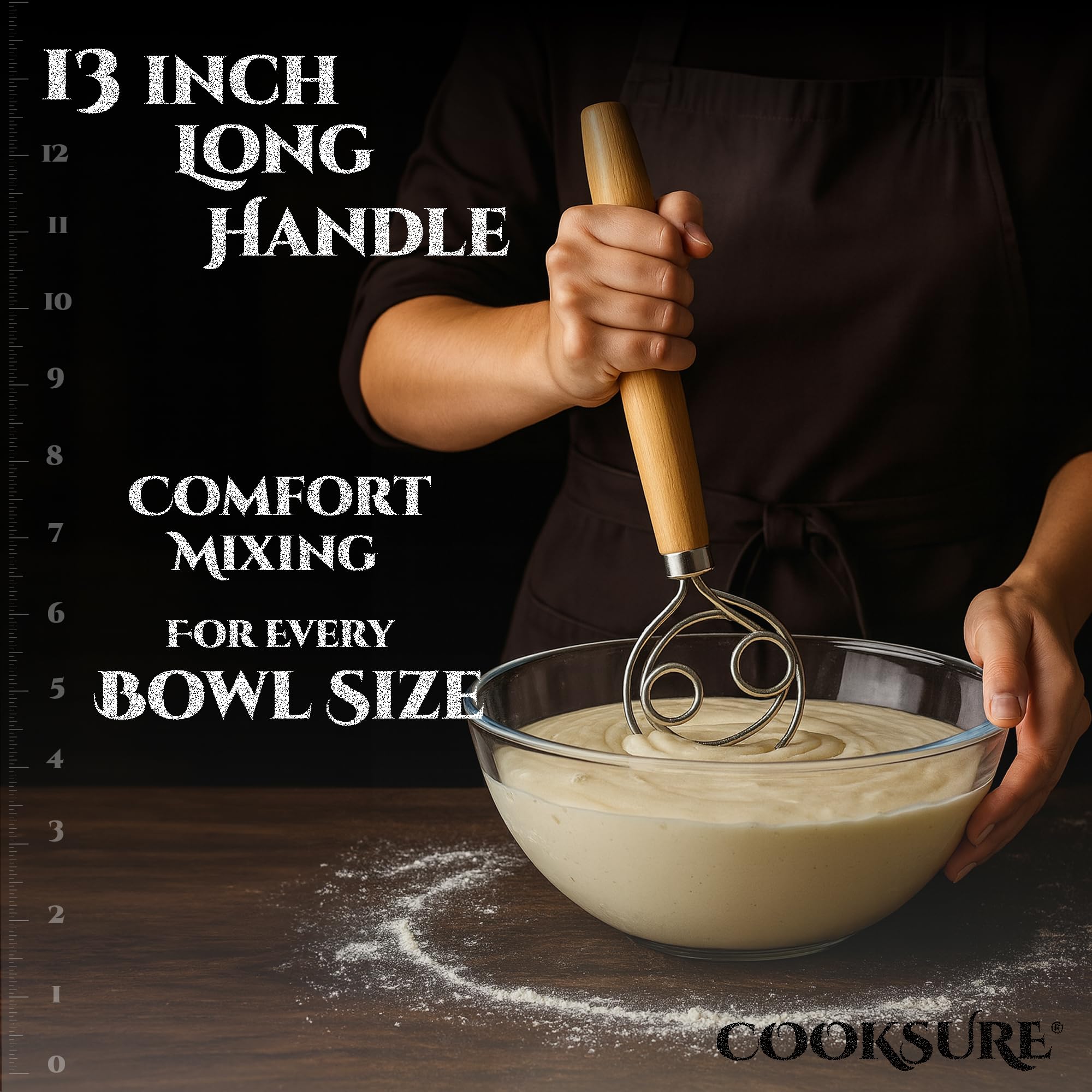 Cooksure funda de cuero para lame y almacenamiento seguro