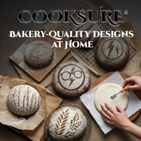 Cooksure lame para pan con hojas dobles para cortes limpios