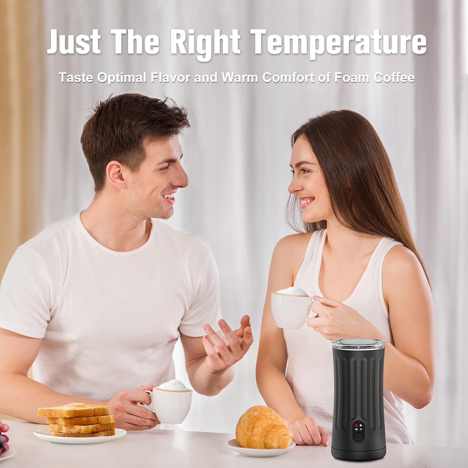 Apagado automático de CookSwift ofrece seguridad al calentar leche