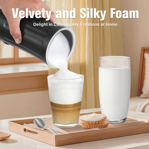 Espuma sedosa y cálida de CookSwift para bebidas cremosas