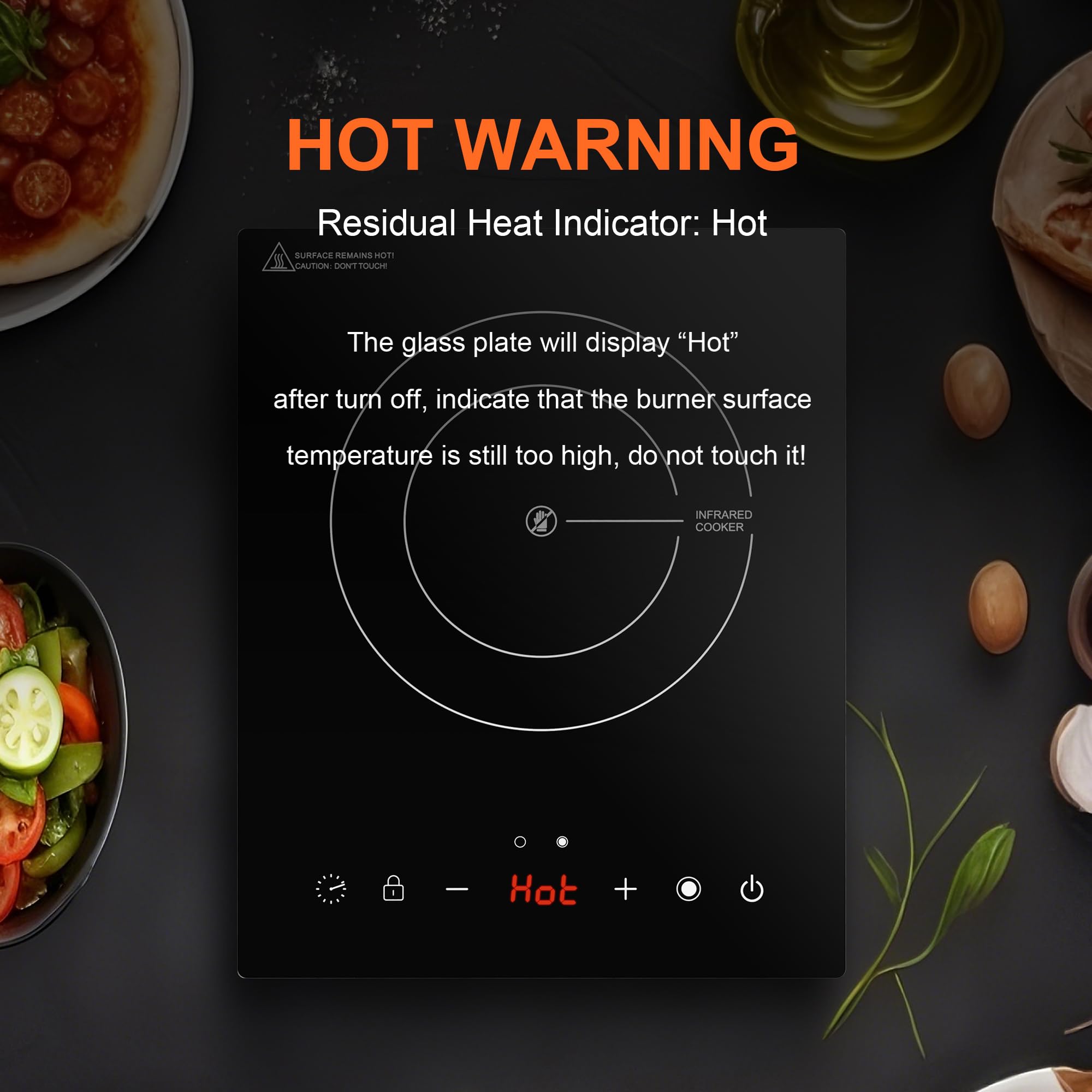 Cooktao uso multifuncional para freír, guisos y mantener caliente