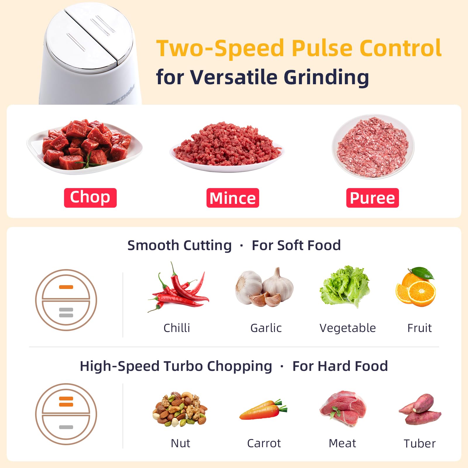 COOKZHOM cuerpo y piezas aptos para lavavajillas para facilitar limpieza.