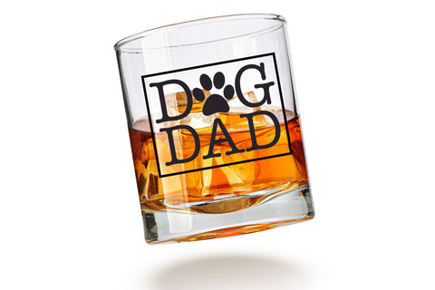 vaso COOL AF Dog Dad 11oz con impresión duradera, ideal para regalo