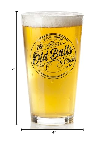 Vaso COOL AF Old Balls, ideal como regalo de cumpleaños o jubilación.
