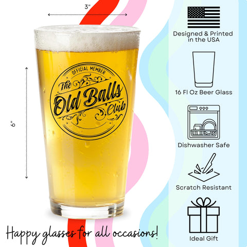 Vaso COOL AF Old Balls, uso diario para refrescar en casa.
