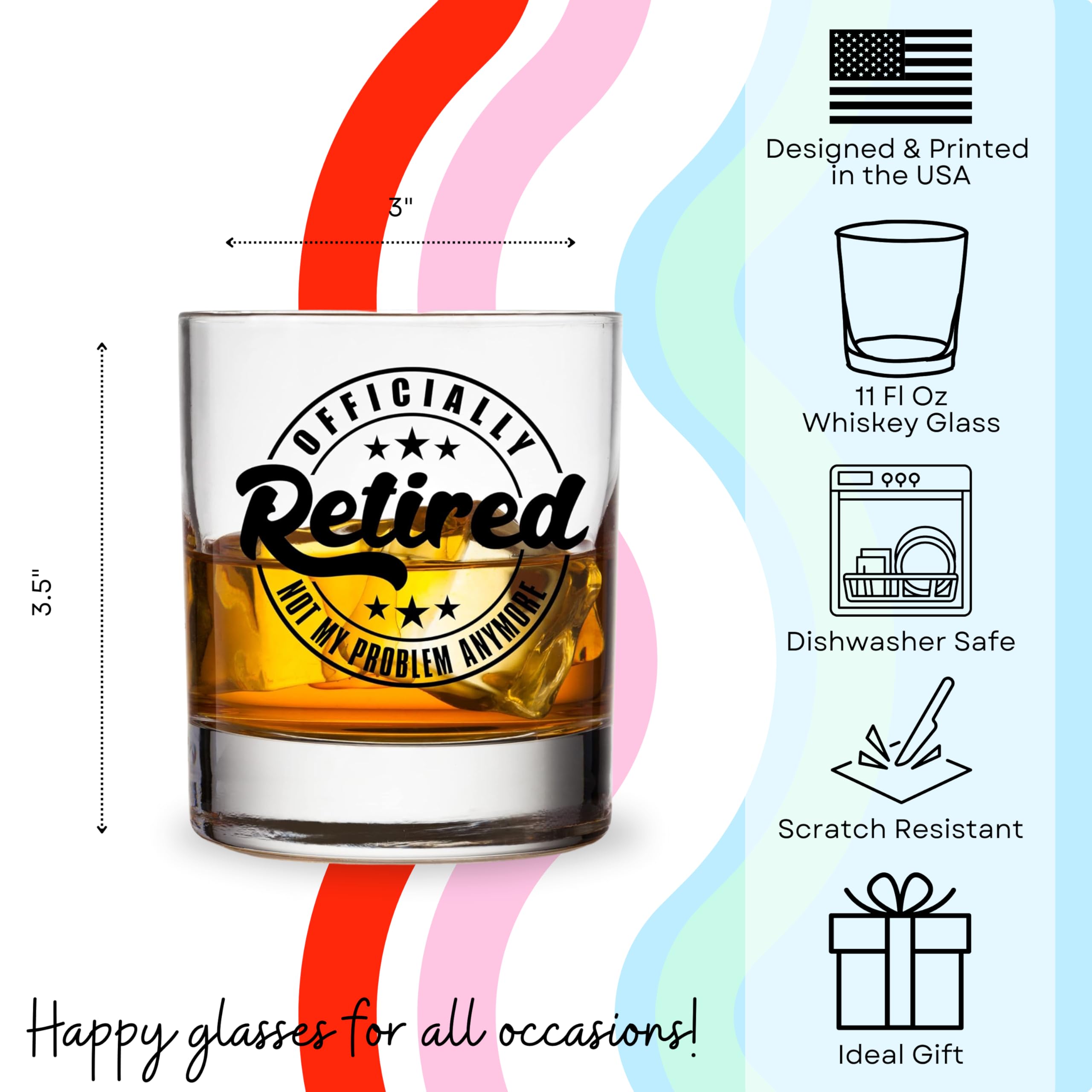 Uso diario del vaso COOL AF para whisky o cócteles en casa.