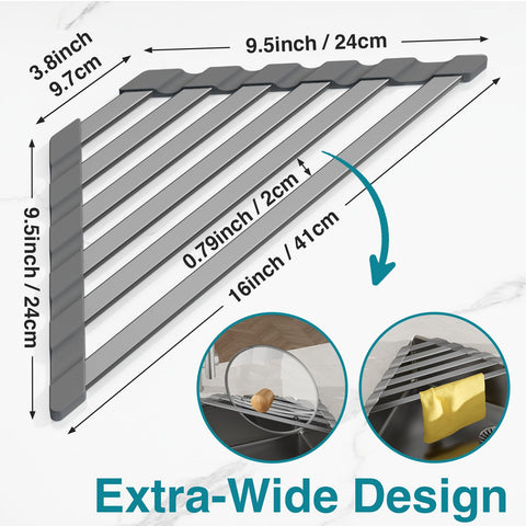 COOL-ANGLE resistente al calor: funciona como salvamanteles para bandejas calientes.