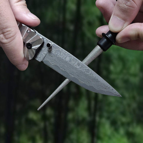 Cool Hand afilador con clip de bolsillo para transporte cómodo