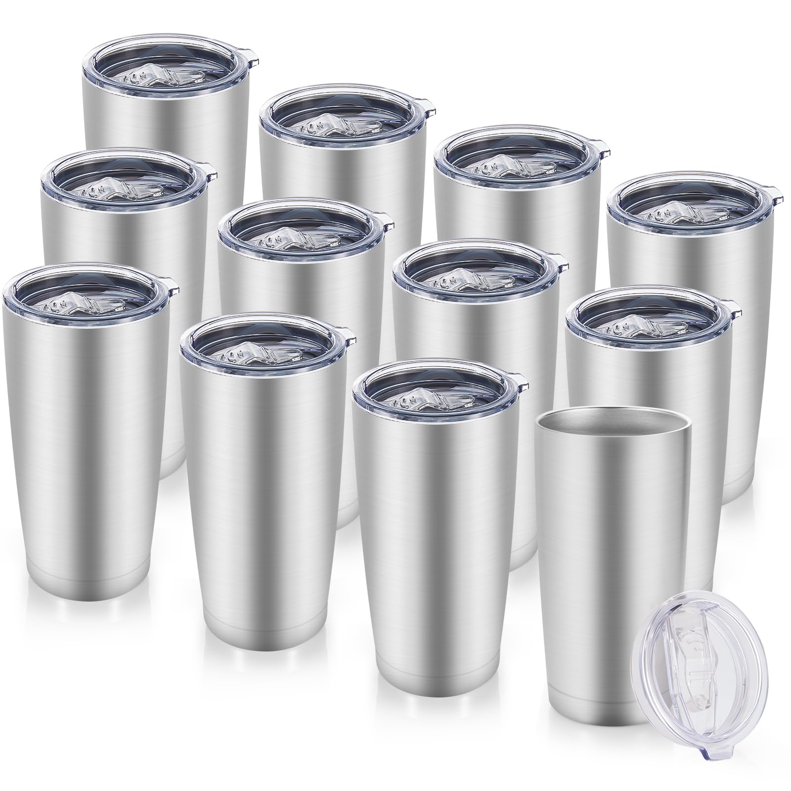 Vaso Cool Yoleb 20 onzas en primer plano, duradero y ayuda a mantener bebidas frías o calientes.