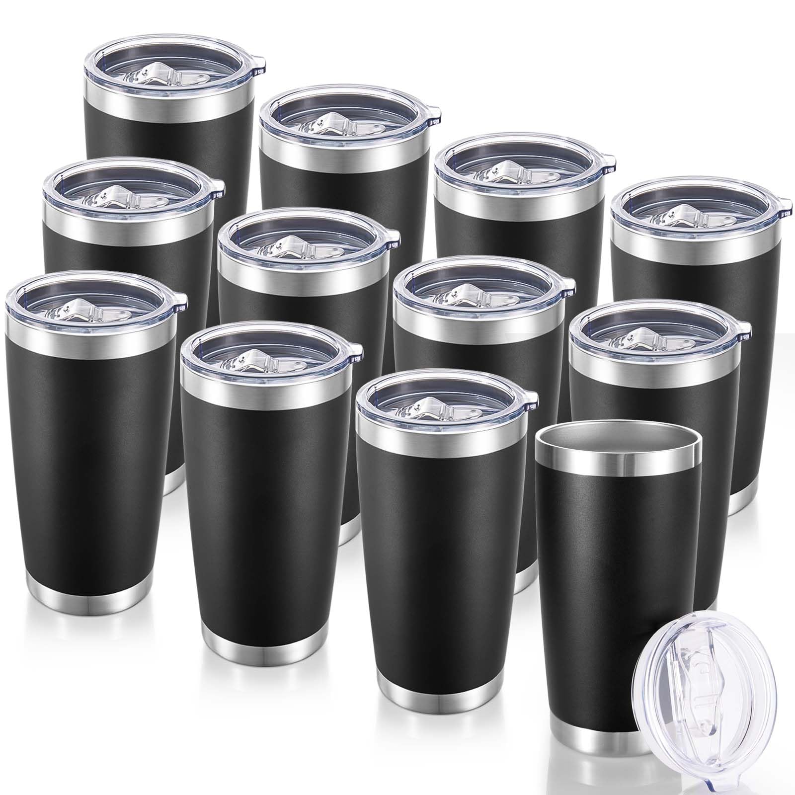Vaso térmico Cool Yoleb 20 oz con tapa, ideal para bebidas calientes o frías.