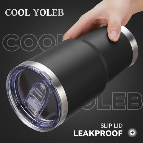 Cool Yoleb tumbler, acero inoxidable duradero y fácil de limpiar
