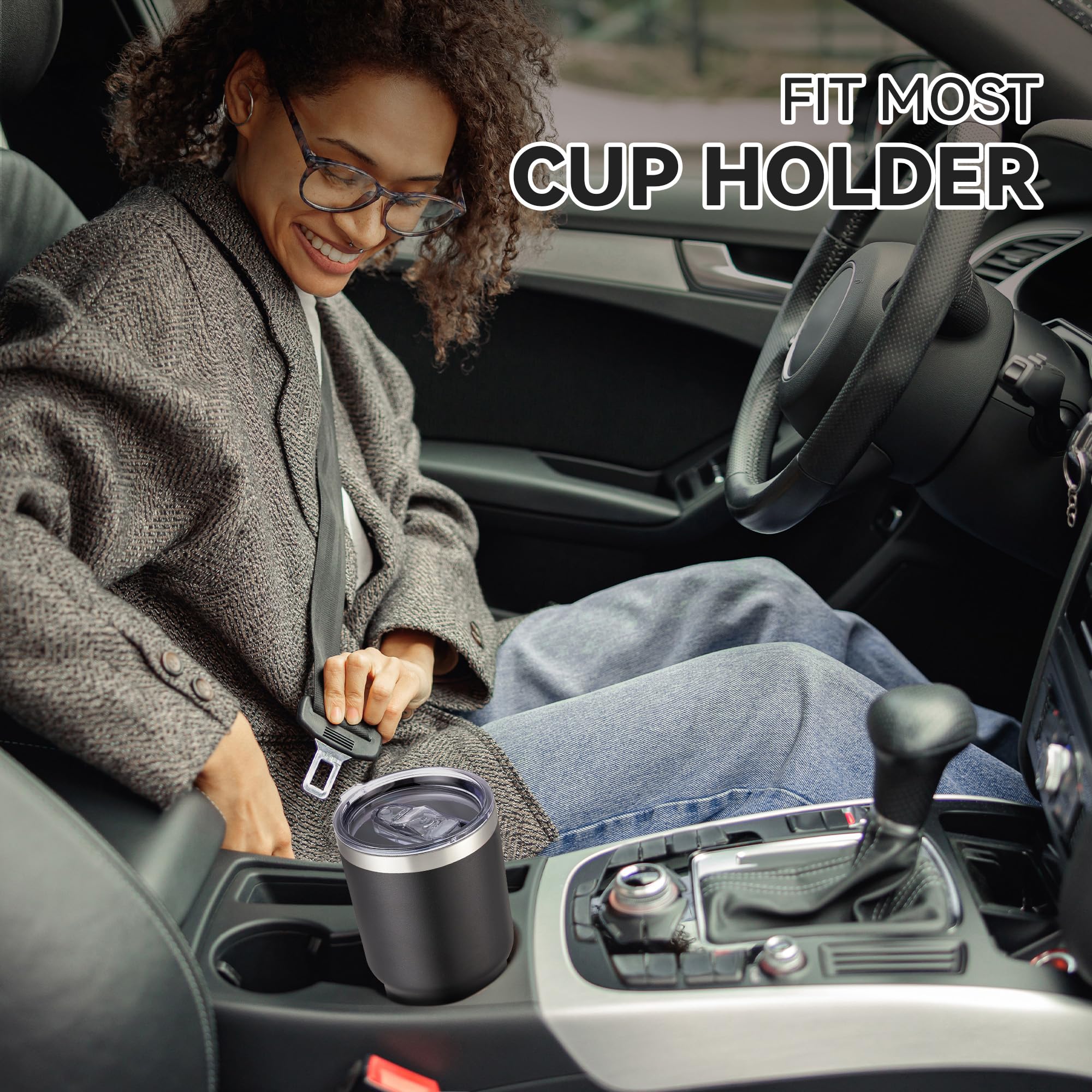 Cool Yoleb tumbler, doble pared mantiene bebidas frías o templadas