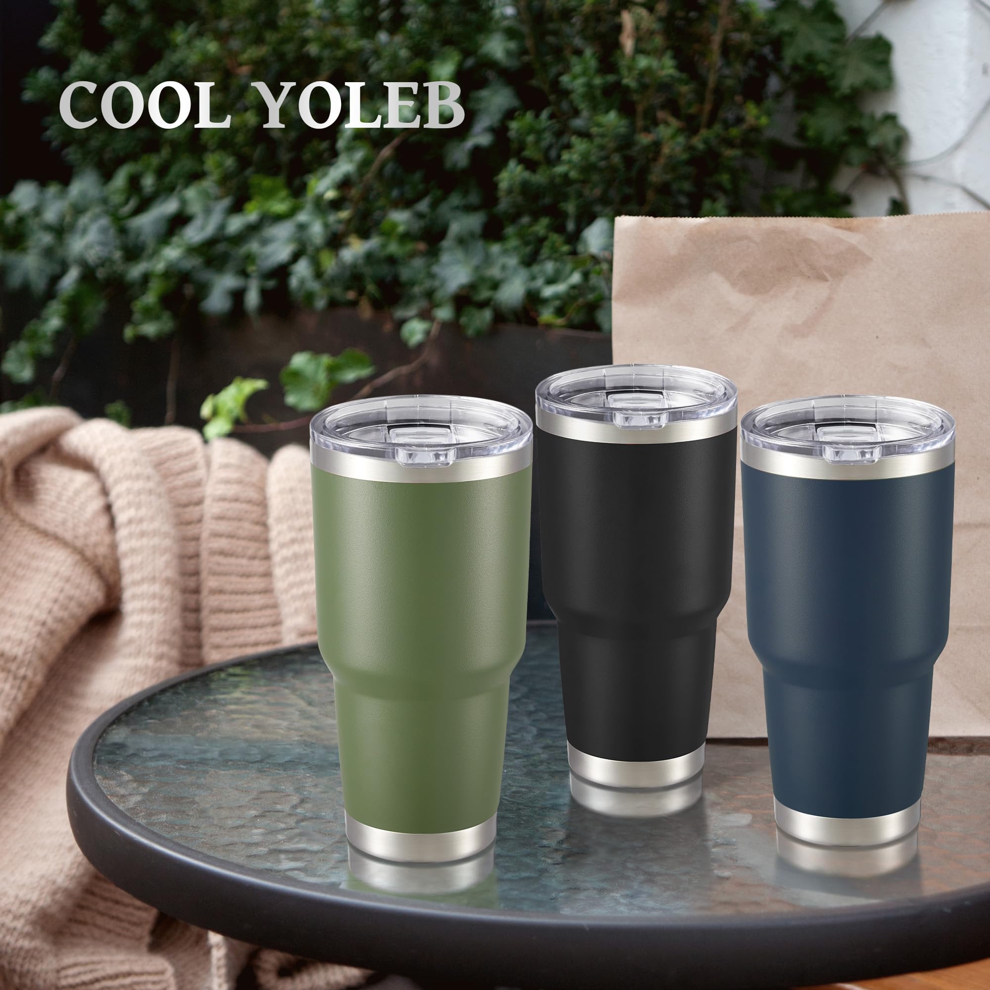 Cool Yoleb tumbler, ligero para oficina y aventuras al aire libre