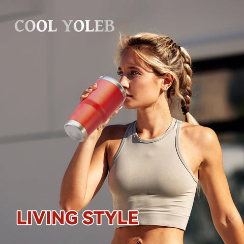 Cool Yoleb tapa deslizante facilita beber sin derrames