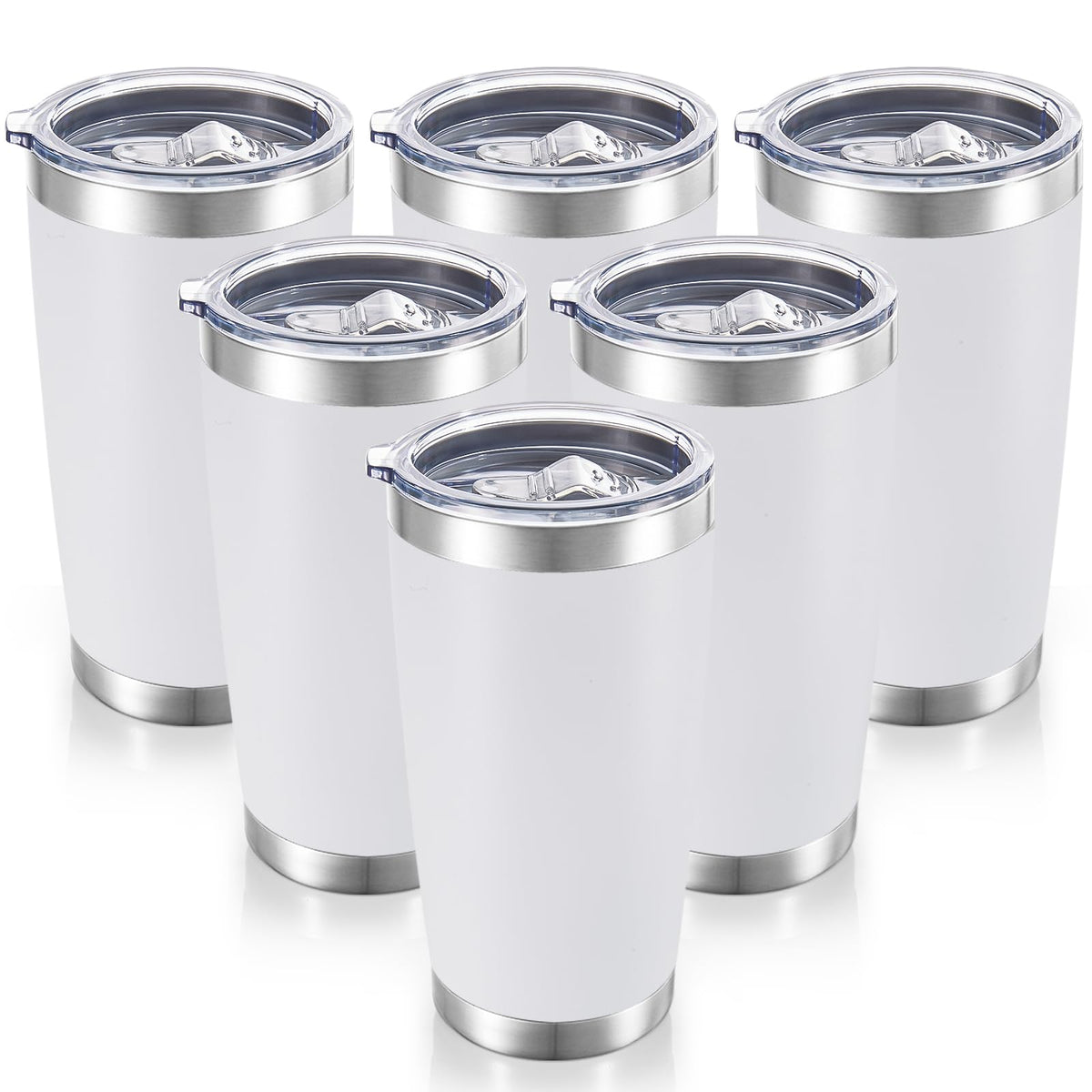 Vaso Cool Yoleb 20 oz con tapa, ideal para llevar bebidas.