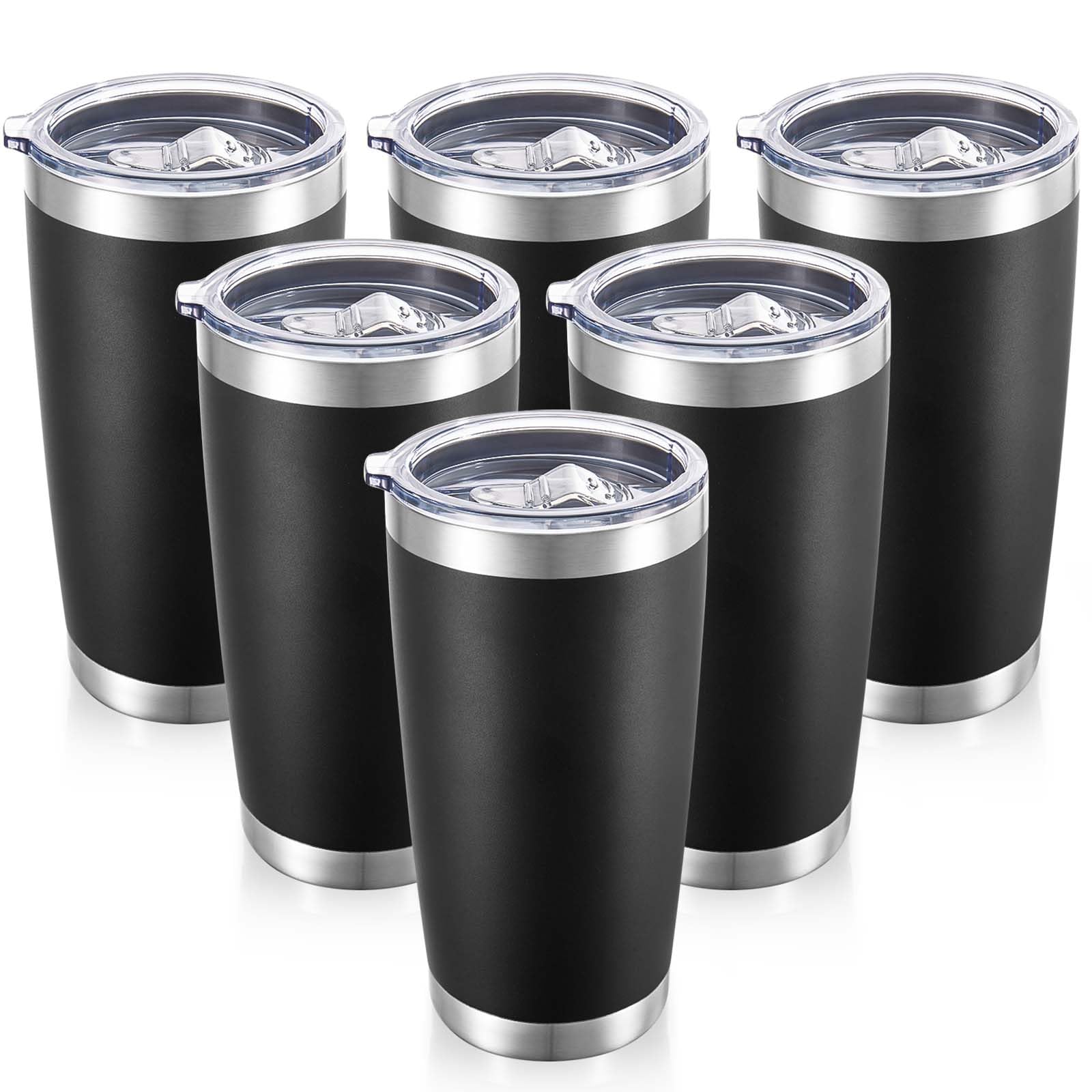 Vaso térmico Cool Yoleb 20 onzas con tapa para llevar bebidas.