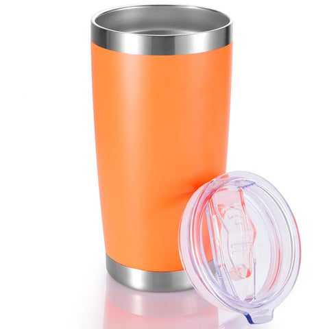 Cool Yoleb vaso termico con tapa, vista lateral, mantiene bebidas frias o calientes por horas