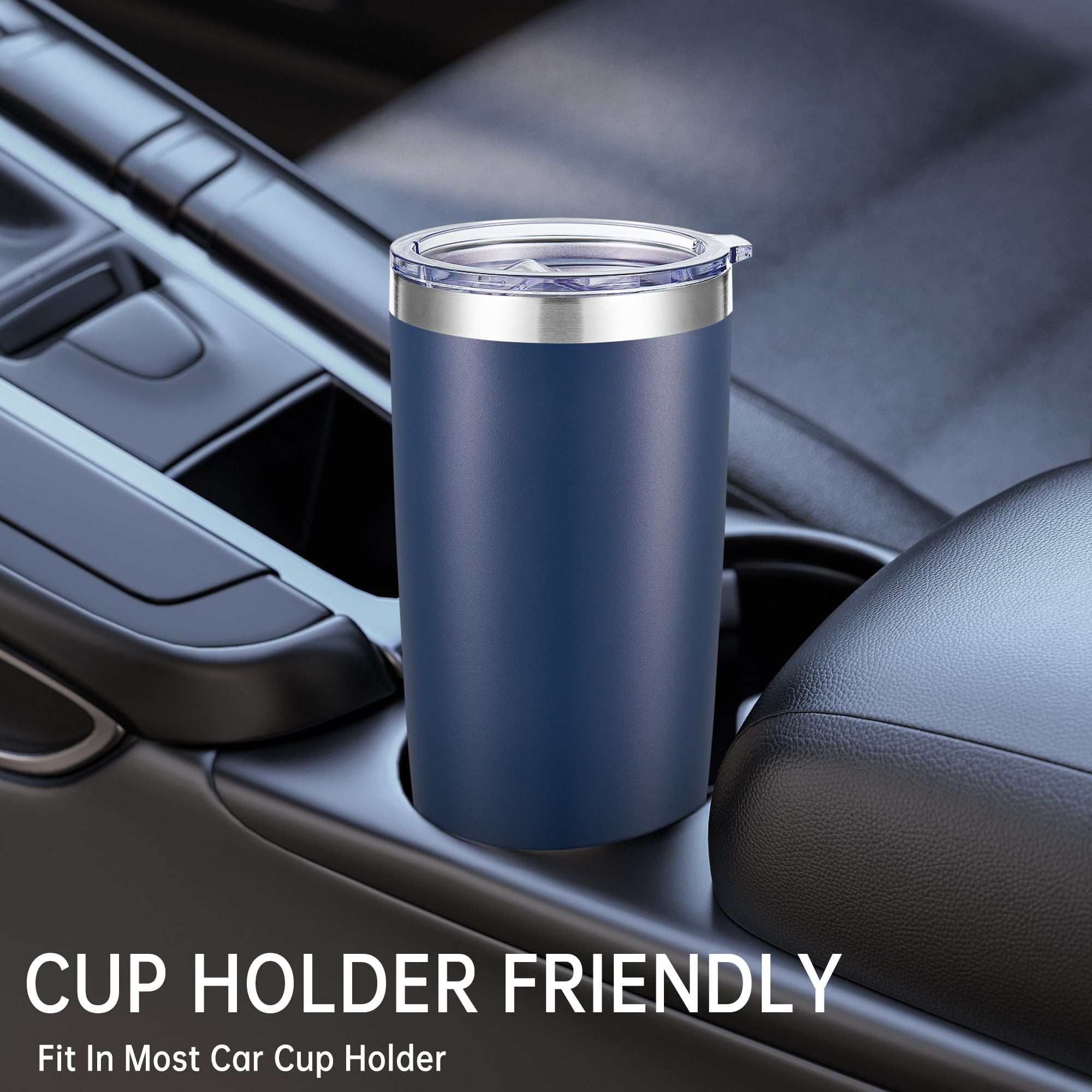 Conjunto de 6 vasos Cool Yoleb 20 oz para tener siempre uno.