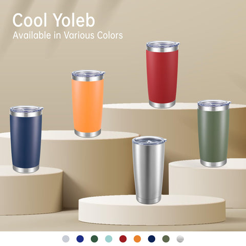 Cool Yoleb doble pared, vista lateral, mantiene temperatura por mas tiempo
