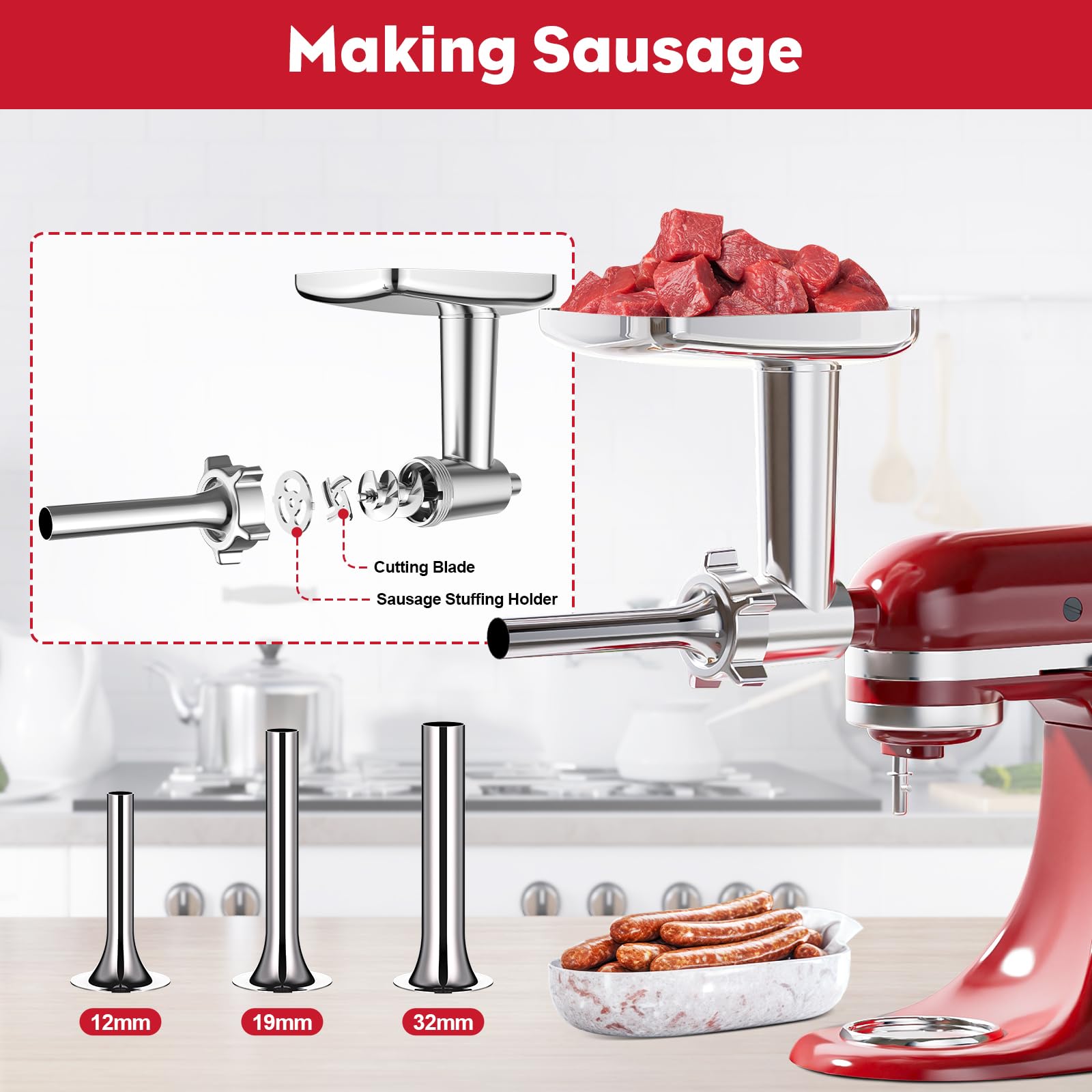 Coolcook placas de molienda múltiples para texturas precisas y control de consistencia.