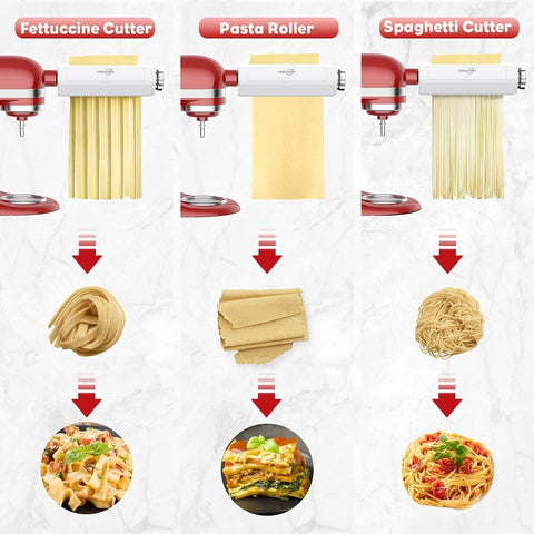 Coolcook rodillo de pasta con ajuste 0.4–2.0 mm para texturas perfectas