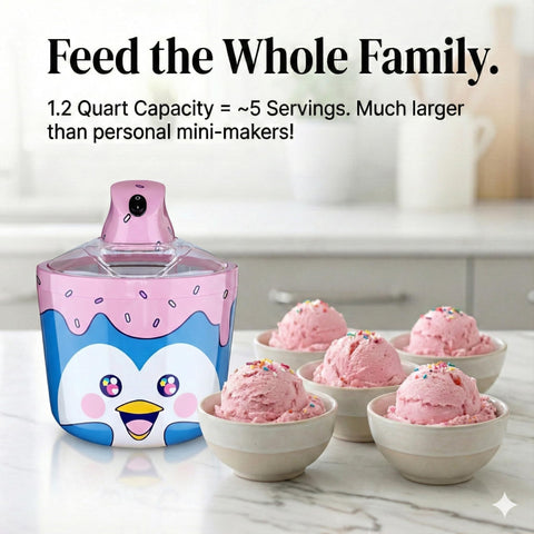Cooler Concepts Pinguino permite opciones saludables con frutas y toppings naturales.