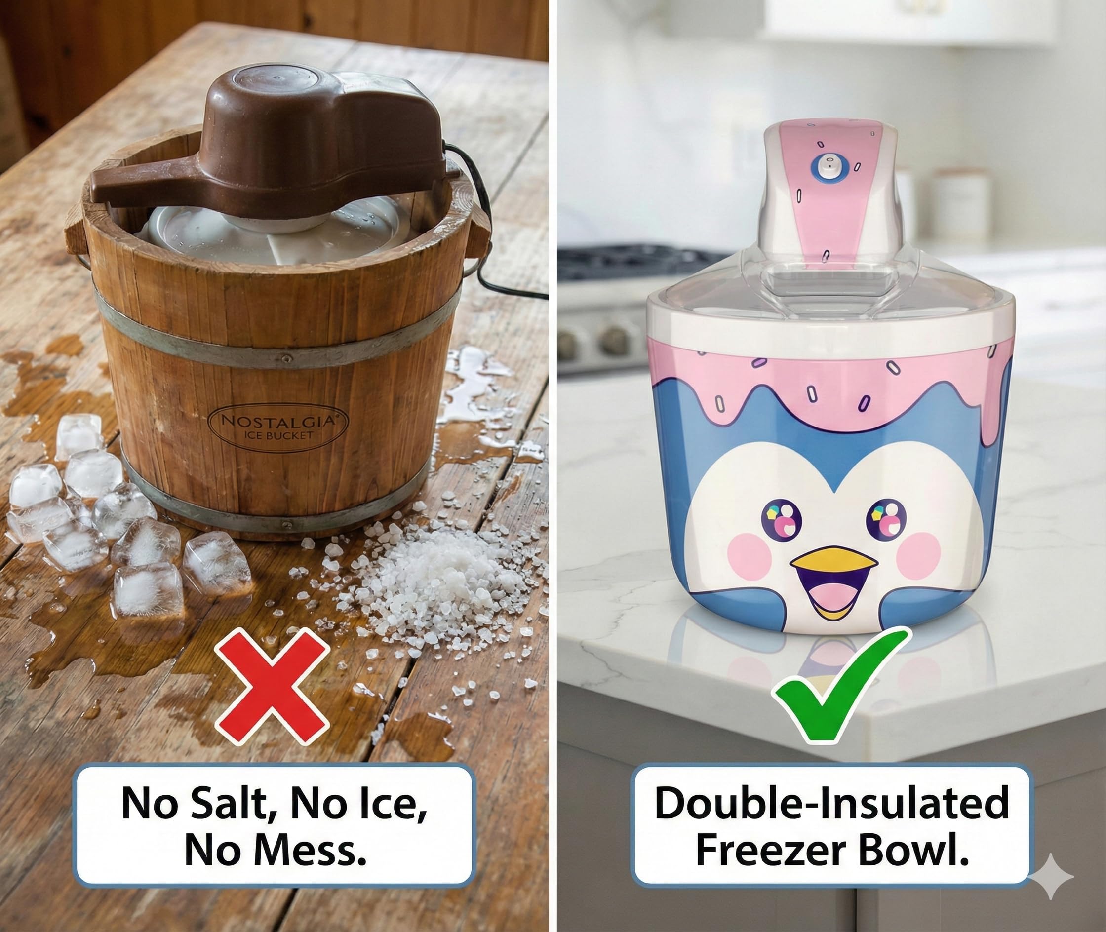 Cooler Concepts Pinguino perfecto para uso diario en casa y fiestas.