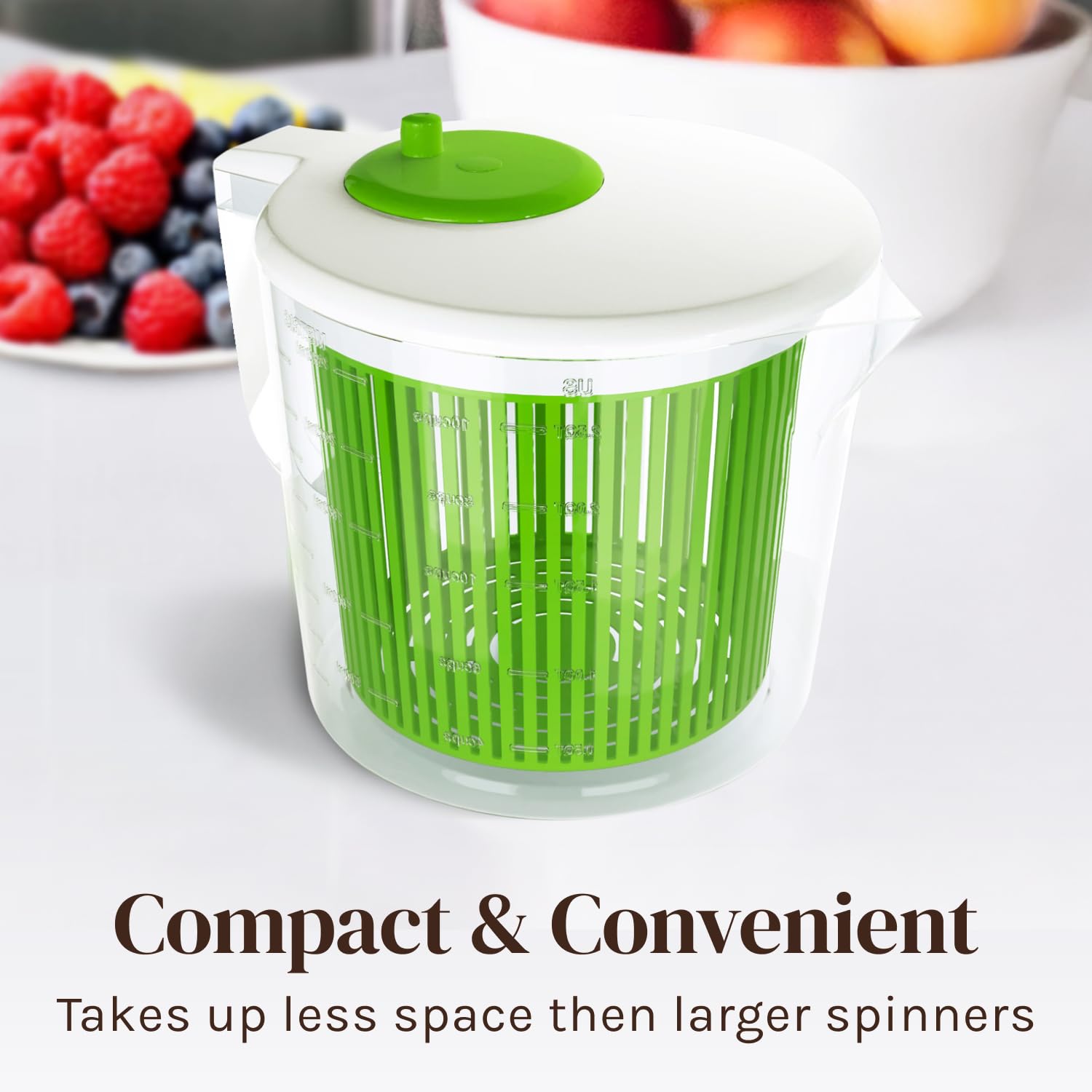 Cooler Kitchen Colador desmontable para enjuagar hierbas con facilidad.