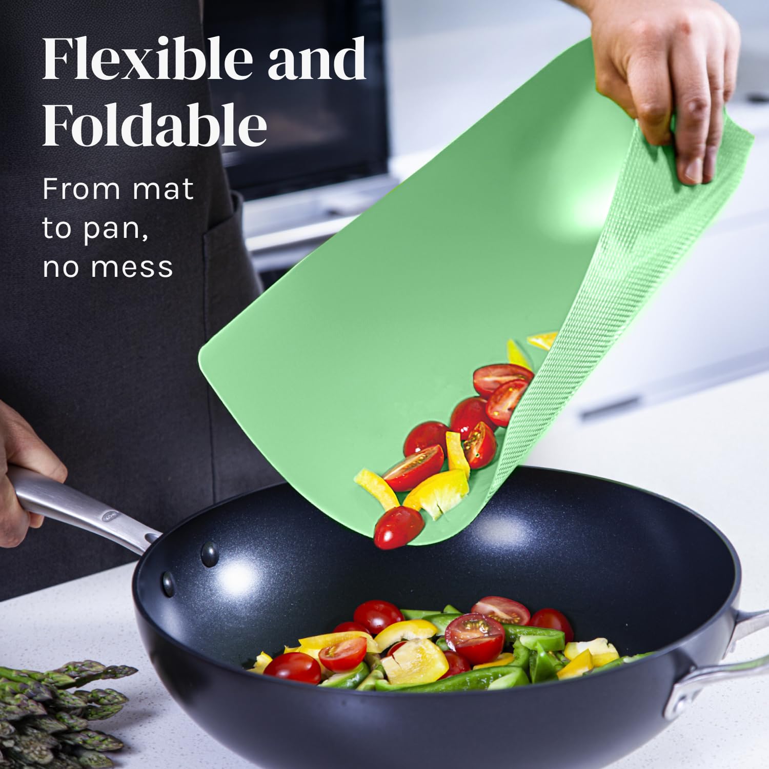 Cooler Kitchen tabla con iconos de alimentos para identificar usos y evitar mezclas.