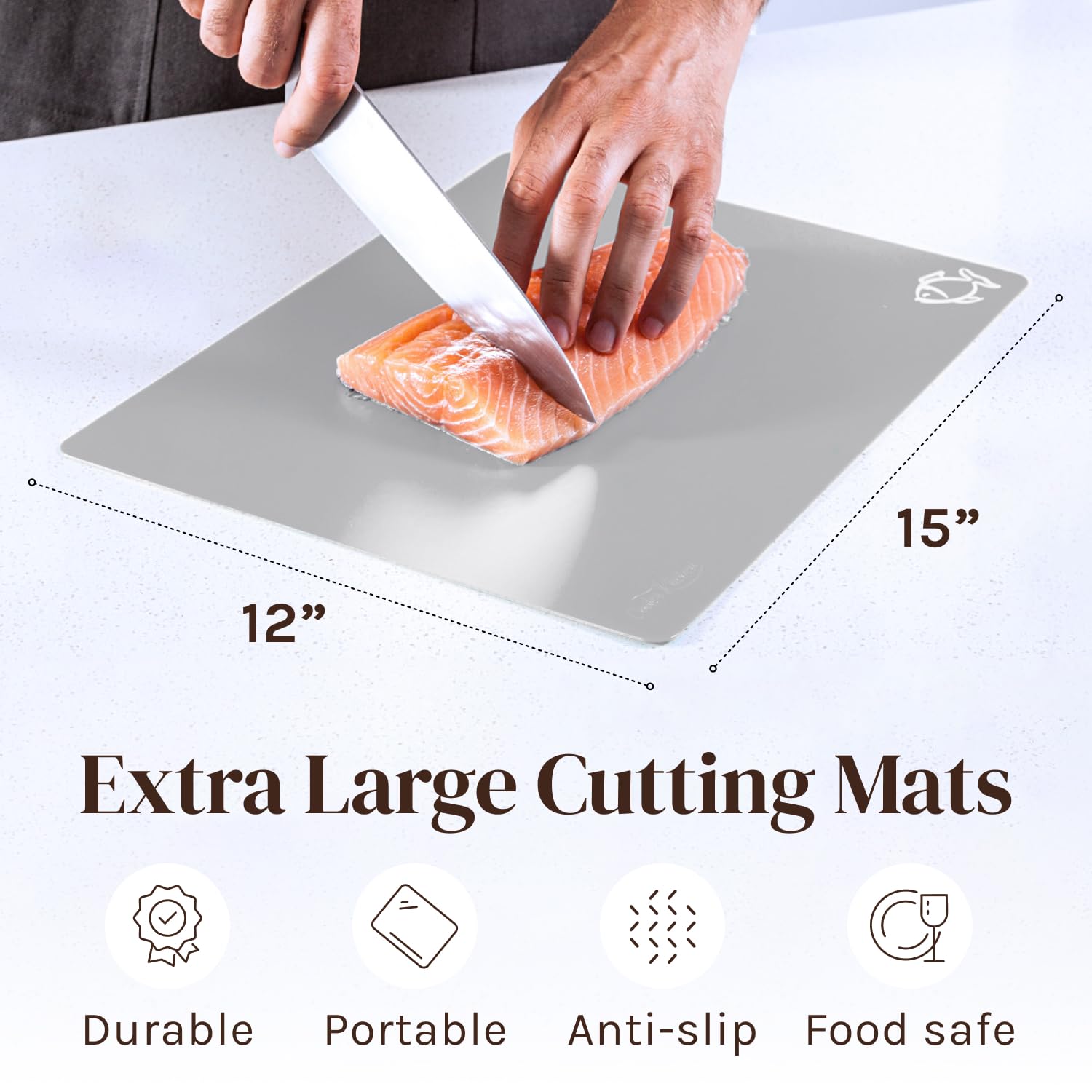 Cooler Kitchen conjunto de seis tablas coloridas para evitar transferencias de sabores