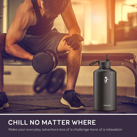 Coolflask acero-inoxidable-304 sin BPA garantiza durabilidad y seguridad.