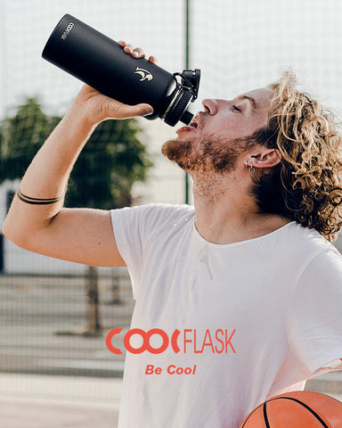Coolflask botella 40oz ideal para viajes y aventuras, menos recargas.