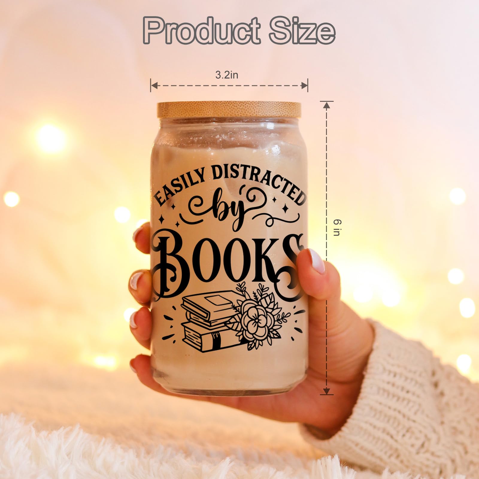 Uso versátil para café, té o batidos durante la lectura.