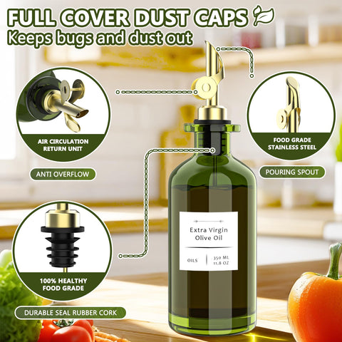 COOLMI tapa automática anti-polvo para conservar el aceite fresco