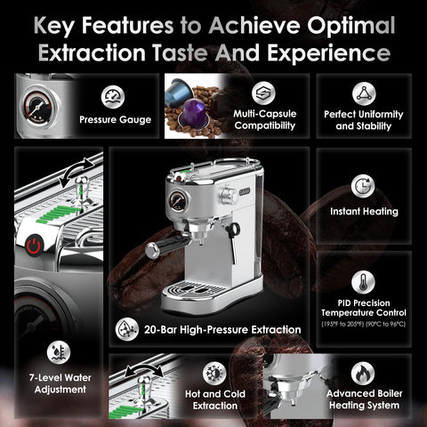 CoOptVal control joystick para ajustes precisos de agua y extracción.