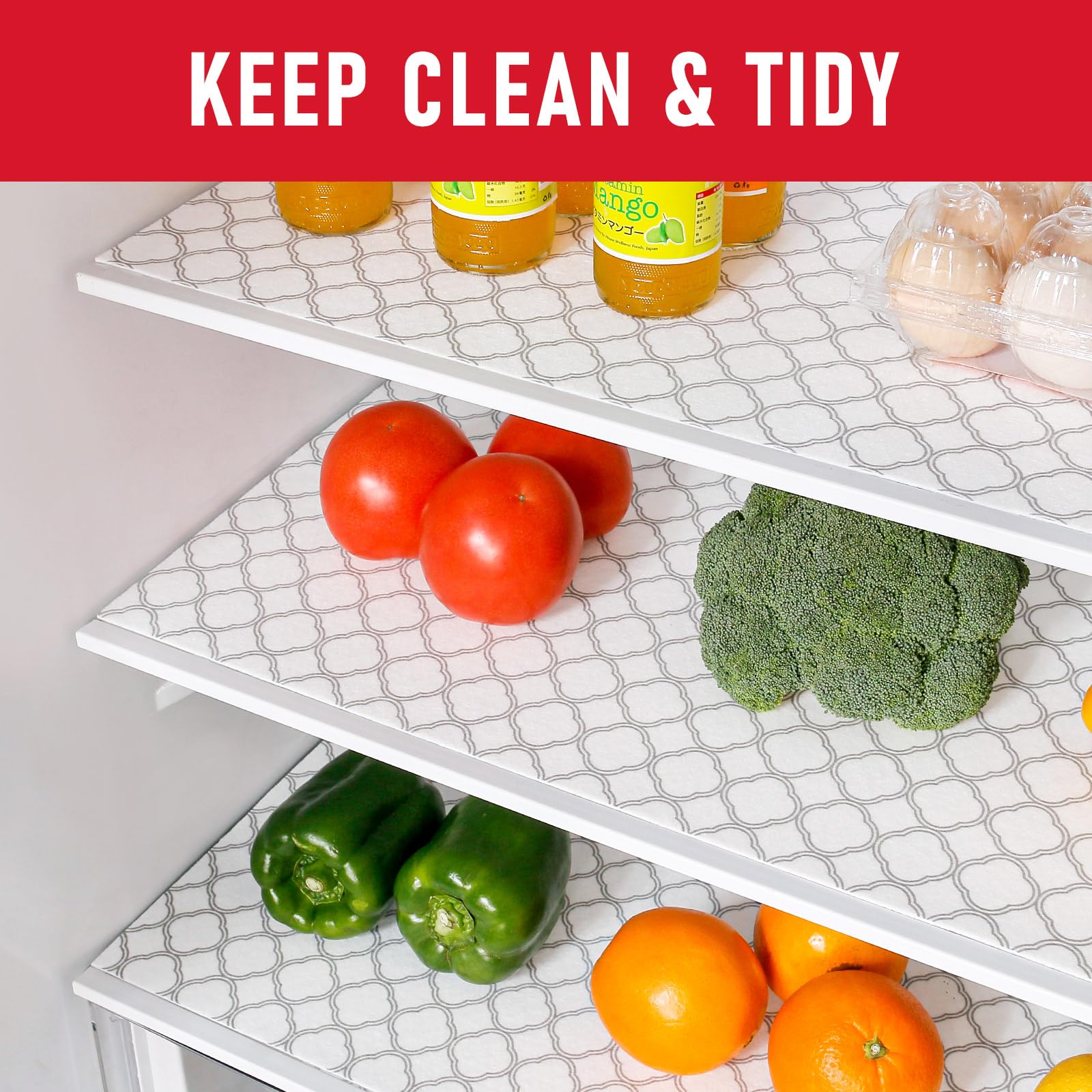 Cooyes alfombrillas absorbentes para refrigerador, control de humedad